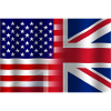 USA UK flag