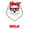 Samojede chiens cadeau maman