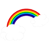 LGBT - nuages arc-en-ciel