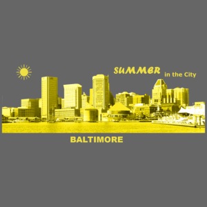 Summer Baltimore Maryland USA skyline Sommer Sonne