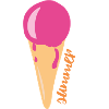 Ice cream with waffle buzzer