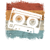 Retro cassette cassette mixtape oldschool