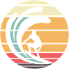 Retro surfer