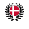 Denmark Danish Flag Flag Laurel Wreath