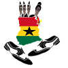 Kiste dans, Kiste dans, Ghana Begravelse Sko Shirt
