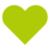 HEART green