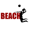 Beach volleyball - volleyball player