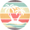 Retro beach
