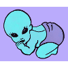 BABY ALIEN BLUE