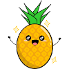 Pineapple kawaii