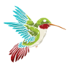 Hummingbird bird hummingbirds Ruby-throated hummingbird