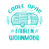Coole Opas fahren Wohnmobil