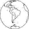 Globe - South America - sw