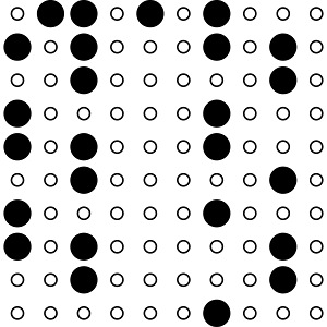 Nerdy Design "Primzahlen" bis 100, Version 2/prim