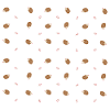 Motif allover hérisson