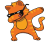 The dab cat