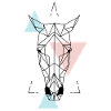 geometric horse