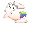 Ich glaube an Caticorn Funny Cat Unicorn