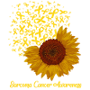 Sarcoma Cancer Awareness Yellow Ribbon Sunflower