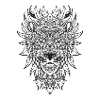 Lion Mandala Lion