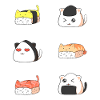 Kawaii Sushi Cat