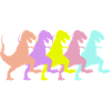 Dinosaurs Dancing Dinos Mob II