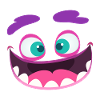 Funny monster face laugh gift