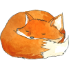Foxy sleeping