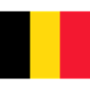 Mouth with the flag Belgium