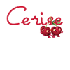 Cherries with text Cerise French