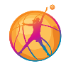 Basketball women silhouette