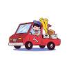 Plumber car wagon profession