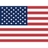 Bouche avec le drapeau ÉTATS-UNIS