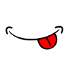 Prankster smile