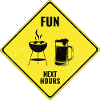 Barbecue Fun Roadsign