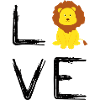 Love love lion