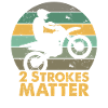 Two-stroke motorcycle motocross