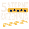 5 Sterne Katzenpapa Geschenk