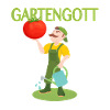 Gartengott Illustration für Gärtner Tomatenbauer