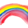 Rainbow rainbow mouthguard makeshift mask