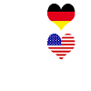 Allemagne et États-Unis génial / cadeau