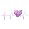 Heartbeat knitting - knitting needle