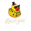 Canard en caoutchouc