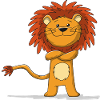 Cute Cartoon Lion
