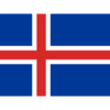 Avec le drapeau de l’Islande