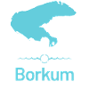Borkum | Design-Landkarte