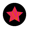 Étoile avec un motif cool