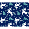 Schönes Winterferien-Einhorn