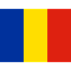 Mouth with the flag Romania