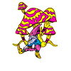 Magic Mushrooms Psychedelic Neon